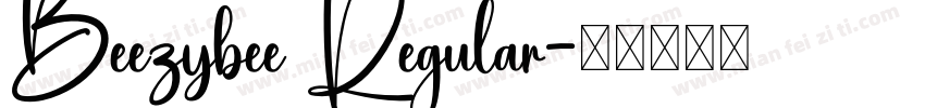 Beezybee Regular字体转换